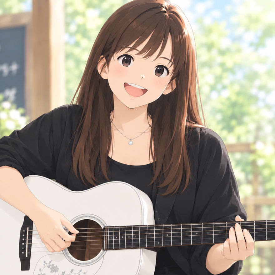ギターを演奏するsumy